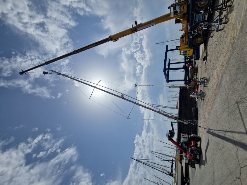 Rematage d un dufour 500 sur Port saint louis du Rhône