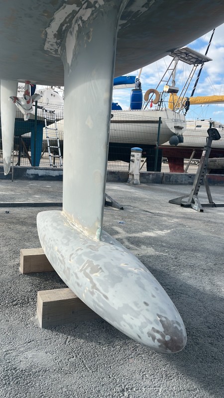 sablage et traitement epoxy NAUTIX pour ce XP38