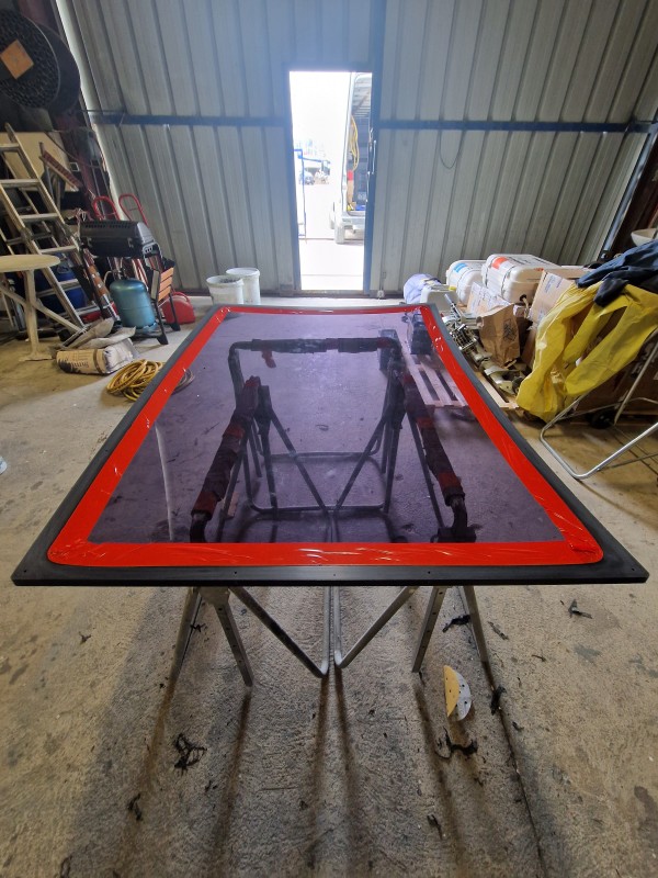 remplacement d un plexiglas sur RM