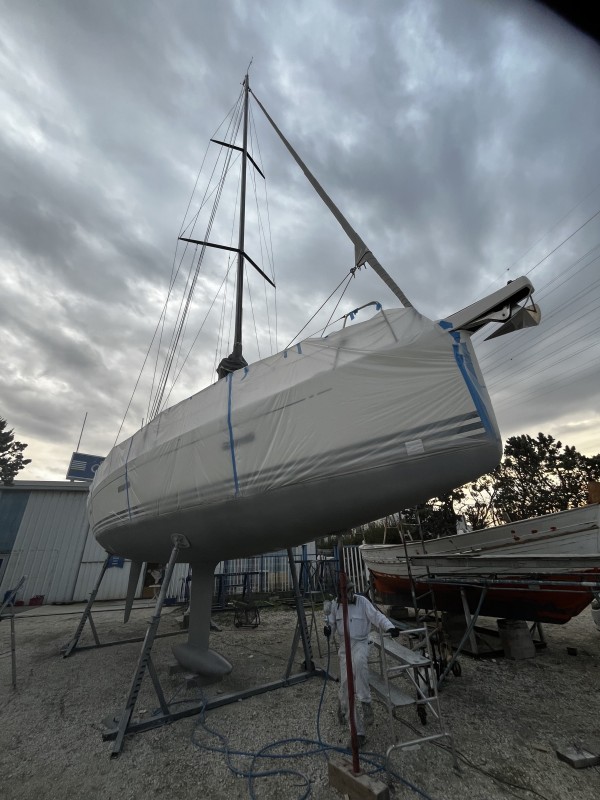 sablage et traitement epoxy NAUTIX pour ce XP38