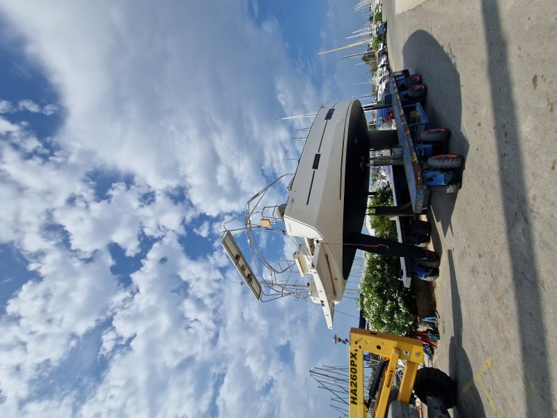 Rematage d un dufour 500 sur Port saint louis du Rhône